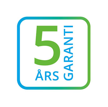 5 års garanti på flexit ventilation